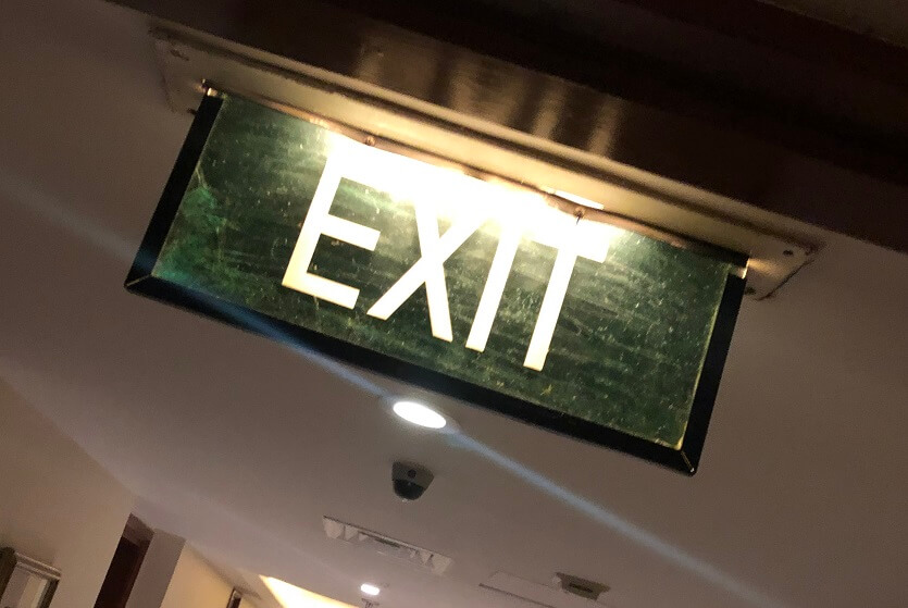 避難口誘導灯