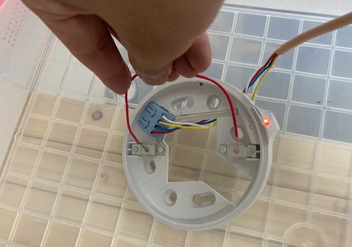 ベースのみで強制的に作動させた画像